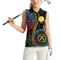 Proudly Ni-Van Sandroing Inspired Women Sleeveless Polo Shirt Shefa Classic Style