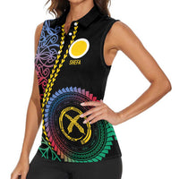 Proudly Ni-Van Sandroing Inspired Women Sleeveless Polo Shirt Shefa Classic Style
