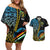 Proudly Ni-Van Sandroing Inspired Couples Matching Off Shoulder Short Dress and Hawaiian Shirt Torba Classic Style