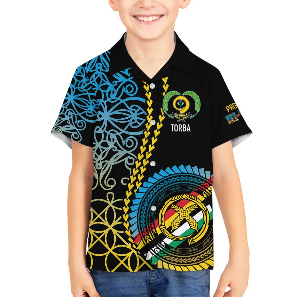 Proudly Ni-Van Sandroing Inspired Family Matching Long Sleeve Bodycon Dress and Hawaiian Shirt Torba Classic Style LT7 Son's Shirt Colorful - Polynesian Pride