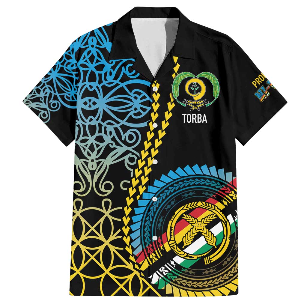 Proudly Ni-Van Sandroing Inspired Family Matching Puletasi and Hawaiian Shirt Torba Classic Style LT7 Dad's Shirt - Short Sleeve Colorful - Polynesian Pride
