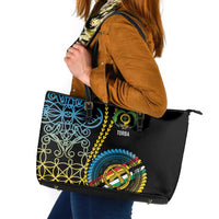 Proudly Ni-Van Sandroing Inspired Leather Tote Bag Torba Classic Style
