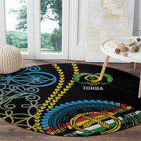 Proudly Ni-Van Sandroing Inspired Round Carpet Torba Classic Style