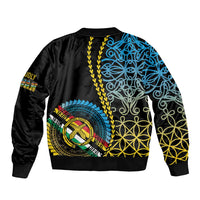 Proudly Ni-Van Sandroing Inspired Sleeve Zip Bomber Jacket Torba Classic Style LT7 - Polynesian Pride