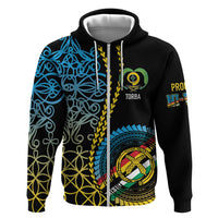 Proudly Ni-Van Sandroing Inspired Zip Hoodie Torba Classic Style LT7 Zip Hoodie Colorful - Polynesian Pride