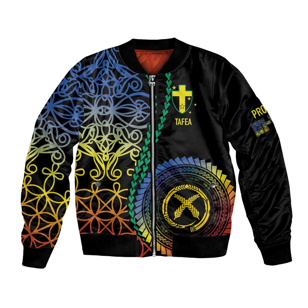 Proudly Ni-Van Sandroing Inspired Bomber Jacket Tafea Classic Style