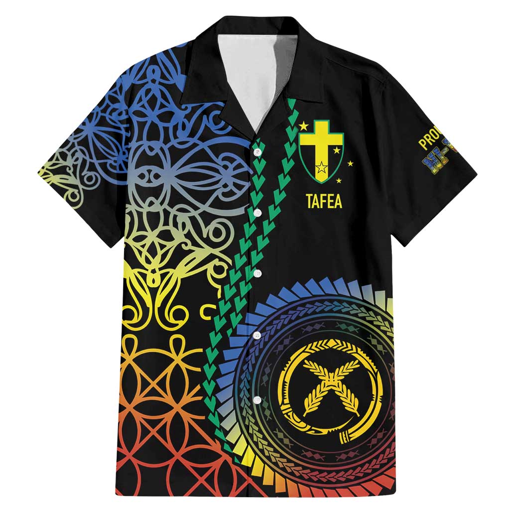 Proudly Ni-Van Sandroing Inspired Family Matching Mermaid Dress and Hawaiian Shirt Tafea Classic Style LT7 Dad's Shirt - Short Sleeve Colorful - Polynesian Pride