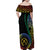 Proudly Ni-Van Sandroing Inspired Family Matching Off Shoulder Maxi Dress and Hawaiian Shirt Tafea Classic Style