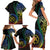 Proudly Ni-Van Sandroing Inspired Family Matching Short Sleeve Bodycon Dress and Hawaiian Shirt Tafea Classic Style