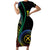 Proudly Ni-Van Sandroing Inspired Family Matching Short Sleeve Bodycon Dress and Hawaiian Shirt Tafea Classic Style