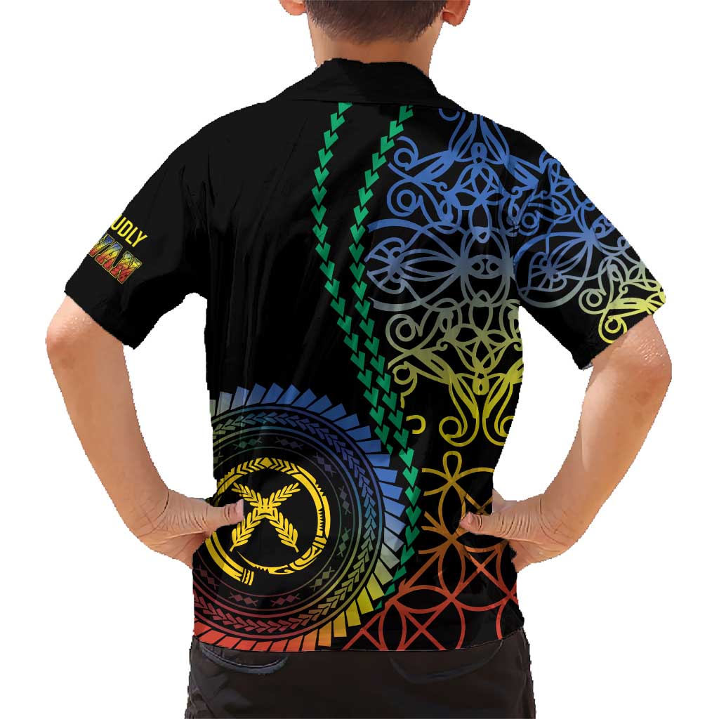 Proudly Ni-Van Sandroing Inspired Kid Hawaiian Shirt Tafea Classic Style