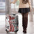 Bula Fiji Luggage Cover Shark Tail White Masi Tapa