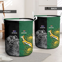 New Zealand - South Africa Greatest Rivals Rugby Laundry Basket Kiwi Vs Bokke
