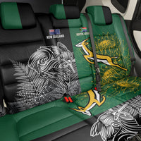New Zealand - South Africa Greatest Rivals Rugby Back Car Seat Cover Kiwi Vs Bokke