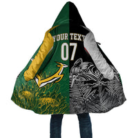 New Zealand - South Africa Greatest Rivals Rugby Custom Cloak Kiwi Vs Bokke