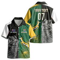 New Zealand - South Africa Greatest Rivals Rugby Custom Kid Hawaiian Shirt Kiwi Vs Bokke