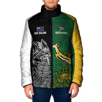 New Zealand - South Africa Greatest Rivals Rugby Custom Padded Jacket Kiwi Vs Bokke