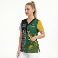 New Zealand - South Africa Greatest Rivals Rugby Custom Scrub Top Kiwi Vs Bokke