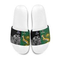 New Zealand - South Africa Greatest Rivals Rugby Slide Sandals Kiwi Vs Bokke