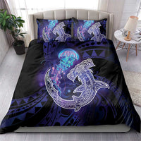 Polynesian Aumakua Bedding Set Jellyfish with Shark - Polynesian Pride