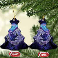 Polynesian Aumakua Ceramic Ornament Jellyfish with Shark - Polynesian Pride