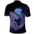 Polynesian Aumakua Polo Shirt Jellyfish with Shark - Polynesian Pride