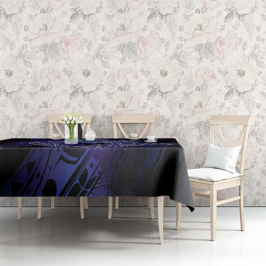 Polynesian Aumakua Tablecloth Jellyfish with Shark - Polynesian Pride