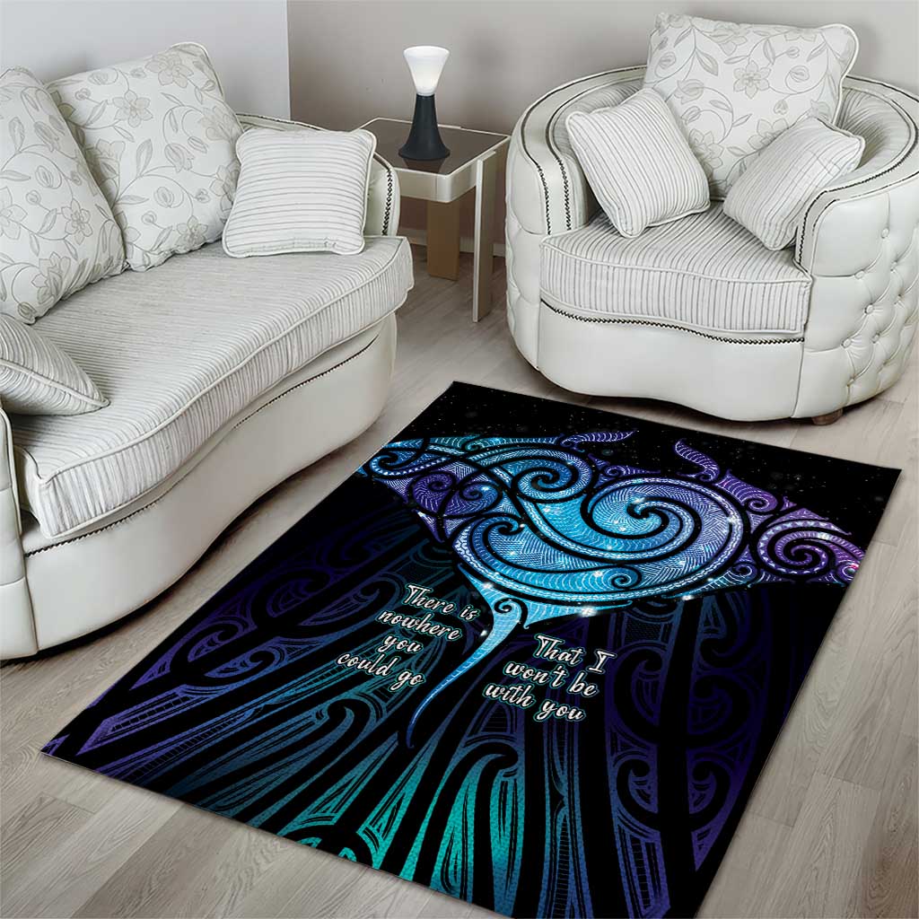 Aotearoa Maori Te Whai Rahi Area Rug Tala - Nowhere You Could Go That I Won't Be With You - Polynesian Pride