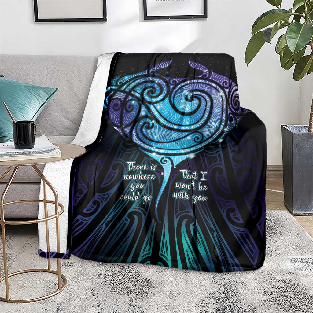 Aotearoa Maori Te Whai Rahi Blanket Tala - Nowhere You Could Go That I Won't Be With You - Polynesian Pride