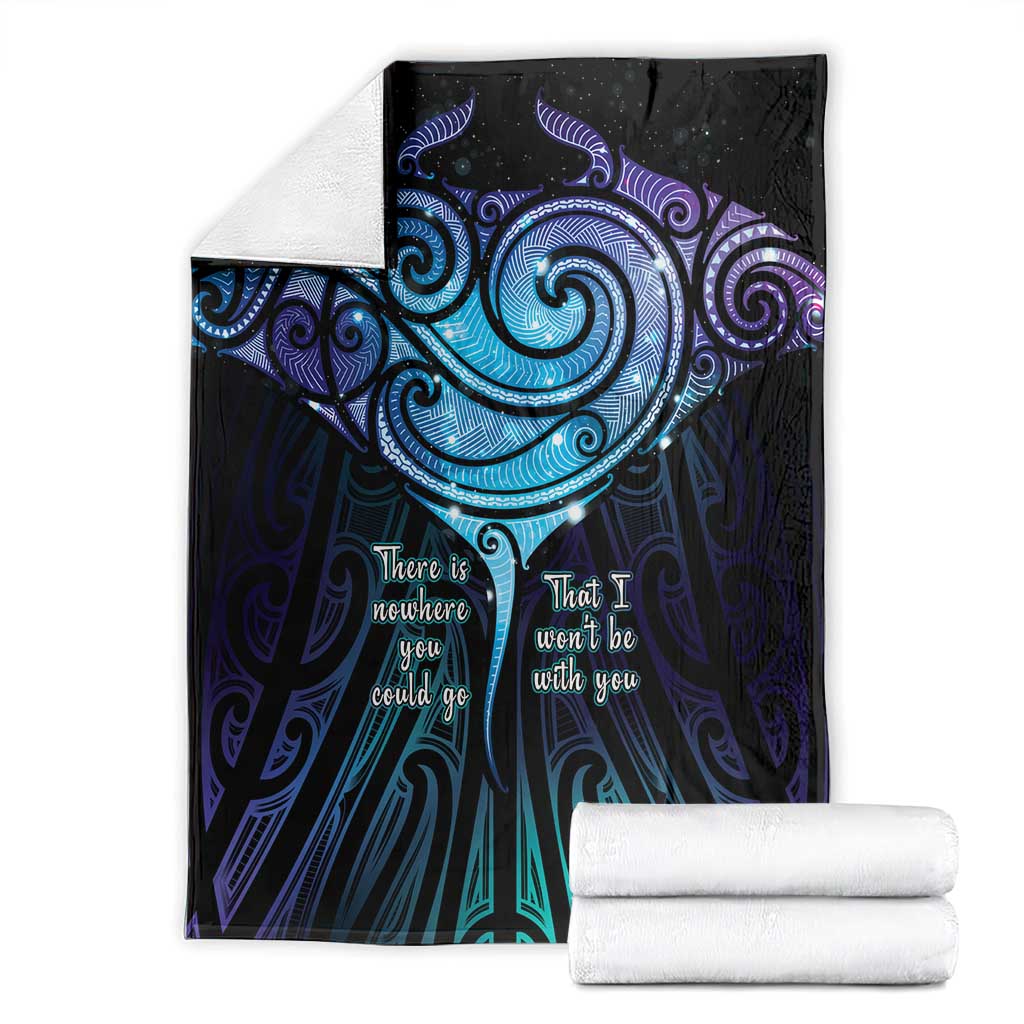 Aotearoa Maori Te Whai Rahi Blanket Tala - Nowhere You Could Go That I Won't Be With You - Polynesian Pride