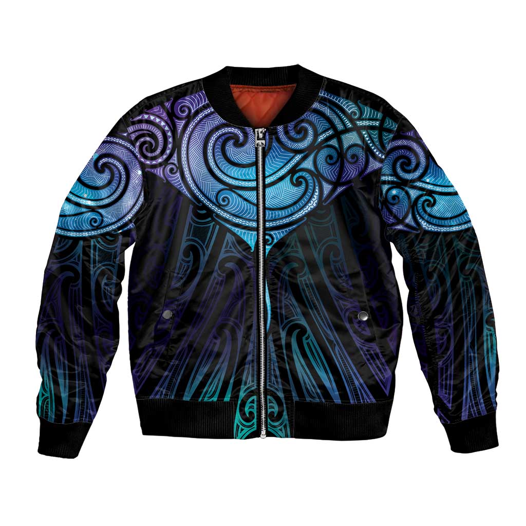 Aotearoa Maori Te Whai Rahi Bomber Jacket Tala - Nowhere You Could Go That I Won't Be With You - Polynesian Pride