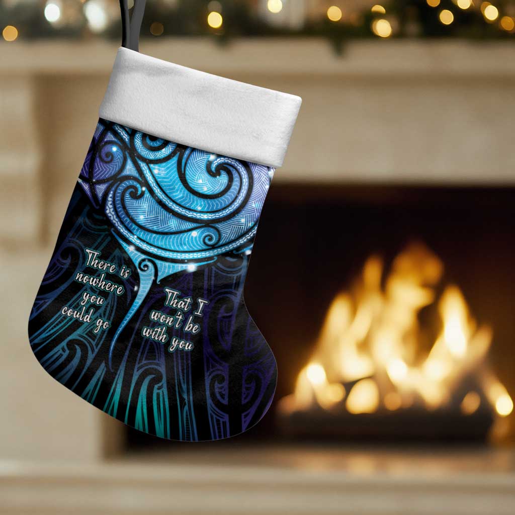 Aotearoa Maori Te Whai Rahi Christmas Stocking Tala - Nowhere You Could Go That I Won't Be With You - Polynesian Pride