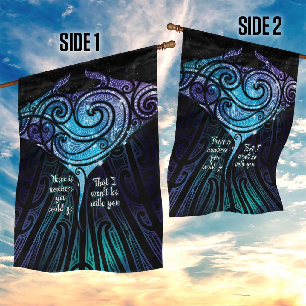 Aotearoa Maori Te Whai Rahi Garden Flag Tala - Nowhere You Could Go That I Won't Be With You - Polynesian Pride