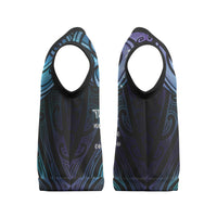 Aotearoa Maori Te Whai Rahi Christmas Knitted V-Neck Vest Tala - Nowhere You Could Go That I Won't Be With You LT7 - Polynesian Pride