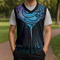 Aotearoa Maori Te Whai Rahi Christmas Knitted V-Neck Vest Tala - Nowhere You Could Go That I Won't Be With You LT7 - Polynesian Pride