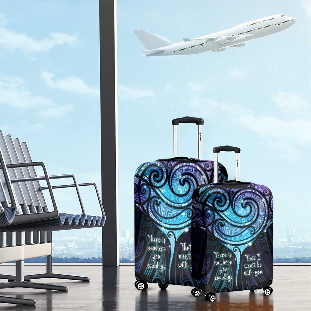 Aotearoa Maori Te Whai Rahi Luggage Cover Tala - Nowhere You Could Go That I Won't Be With You - Polynesian Pride