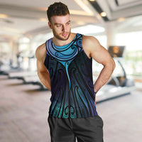 Aotearoa Maori Te Whai Rahi Men Tank Top Tala - Nowhere You Could Go That I Won't Be With You - Polynesian Pride