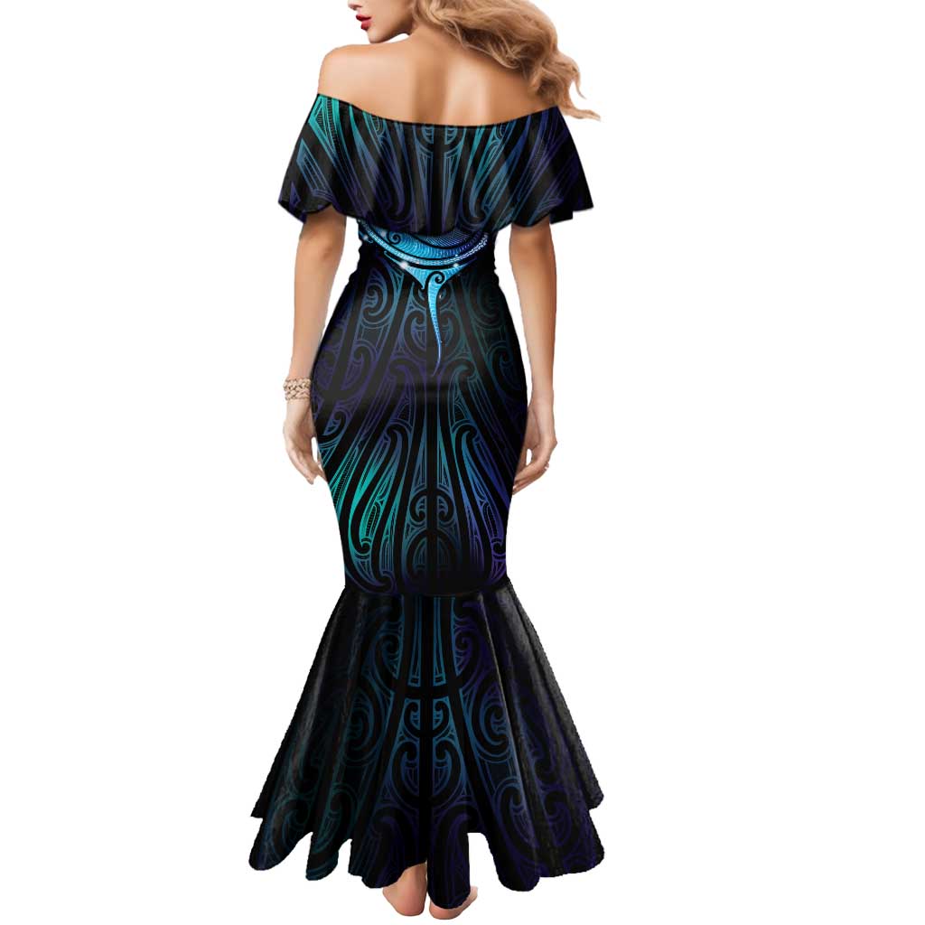 Aotearoa Maori Te Whai Rahi Mermaid Dress Tala - Nowhere You Could Go That I Won't Be With You - Polynesian Pride