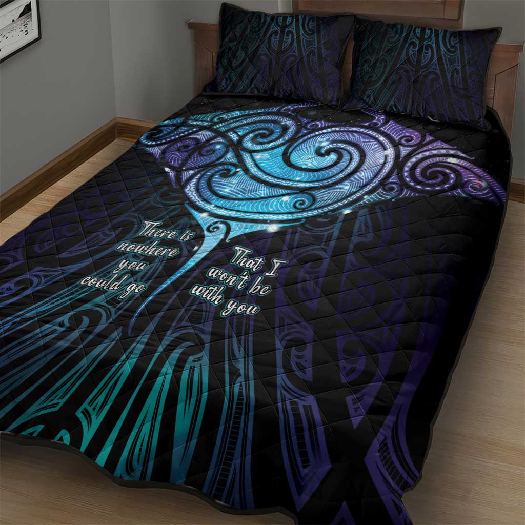 Aotearoa Maori Te Whai Rahi Quilt Bed Set Tala - Nowhere You Could Go That I Won't Be With You - Polynesian Pride