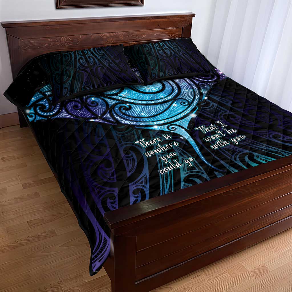 Aotearoa Maori Te Whai Rahi Quilt Bed Set Tala - Nowhere You Could Go That I Won't Be With You - Polynesian Pride