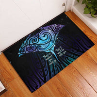 Aotearoa Maori Te Whai Rahi Rubber Doormat Tala - Nowhere You Could Go That I Won't Be With You LT7 - Polynesian Pride