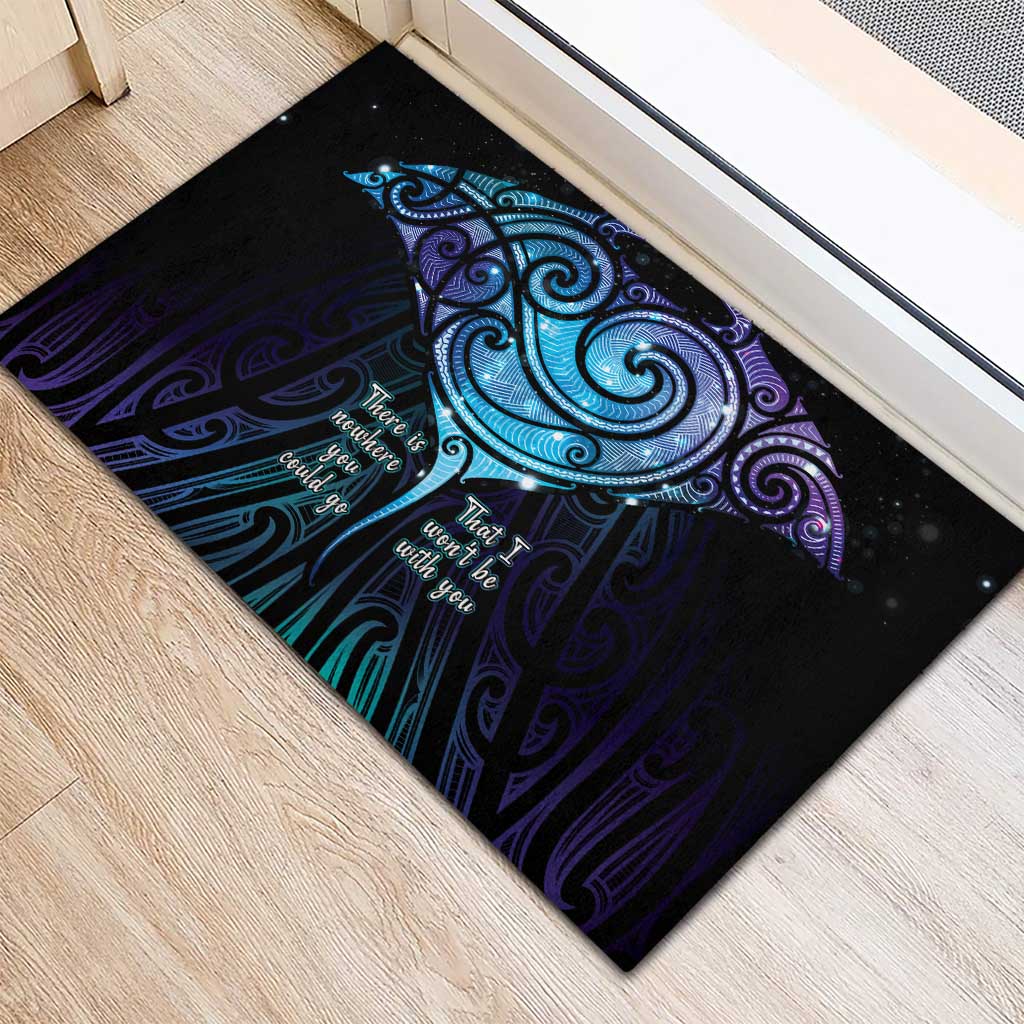 Aotearoa Maori Te Whai Rahi Rubber Doormat Tala - Nowhere You Could Go That I Won't Be With You LT7 - Polynesian Pride