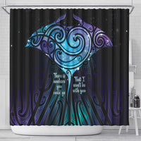 Aotearoa Maori Te Whai Rahi Shower Curtain Tala - Nowhere You Could Go That I Won't Be With You - Polynesian Pride