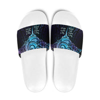 Aotearoa Maori Te Whai Rahi Slide Sandals Tala - Nowhere You Could Go That I Won't Be With You - Polynesian Pride