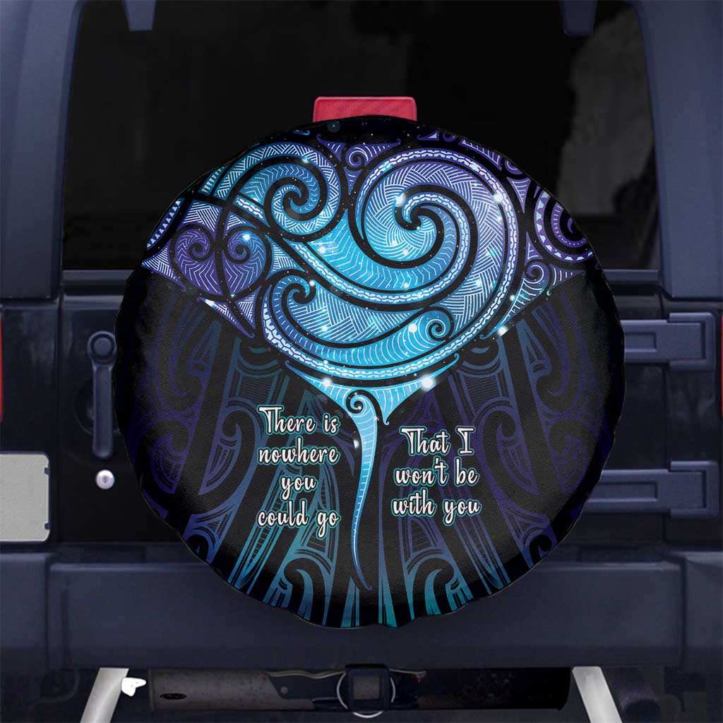 Aotearoa Maori Te Whai Rahi Spare Tire Cover Tala - Nowhere You Could Go That I Won't Be With You - Polynesian Pride