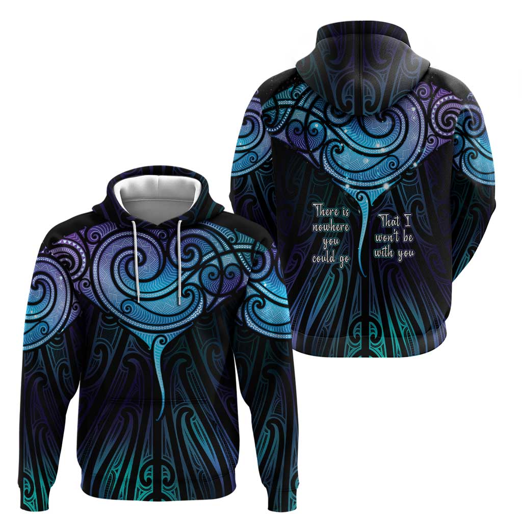 Aotearoa Maori Te Whai Rahi Zip Hoodie Tala - Nowhere You Could Go That I Won't Be With You - Polynesian Pride