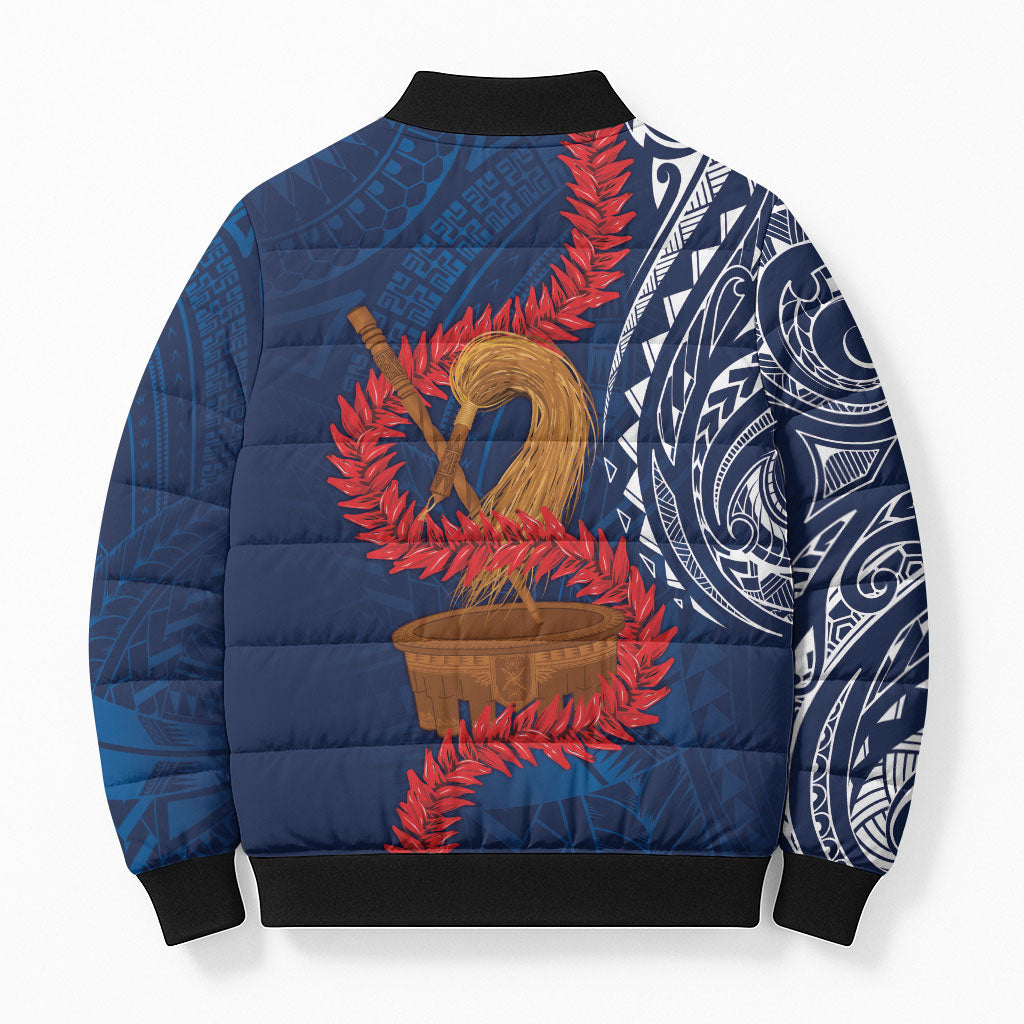 Talofa Samoa Tanoa Fue Mix Ulafala Bomber Puffer Jacket LT7 - Polynesian Pride