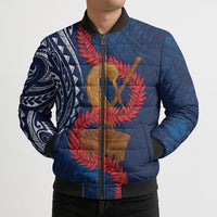 Talofa Samoa Tanoa Fue Mix Ulafala Bomber Puffer Jacket LT7 - Polynesian Pride
