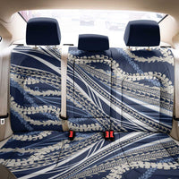 Polynesian Puakeniken Pikake Twisted Lei Back Car Seat Cover Navy Blue - Polynesian Pride