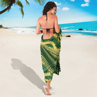 Polynesian Puakeniken Pikake Twisted Lei Sarong Emerald - Polynesian Pride